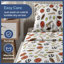 Ensemble de draps pour enfants, literie en microfibre douce, confortable et respirante, draps faciles d'entretien-106537221-106537223