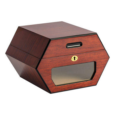 Bercume Cuban Wheel Cigar Humidor - Classic Design - 50 Cigars