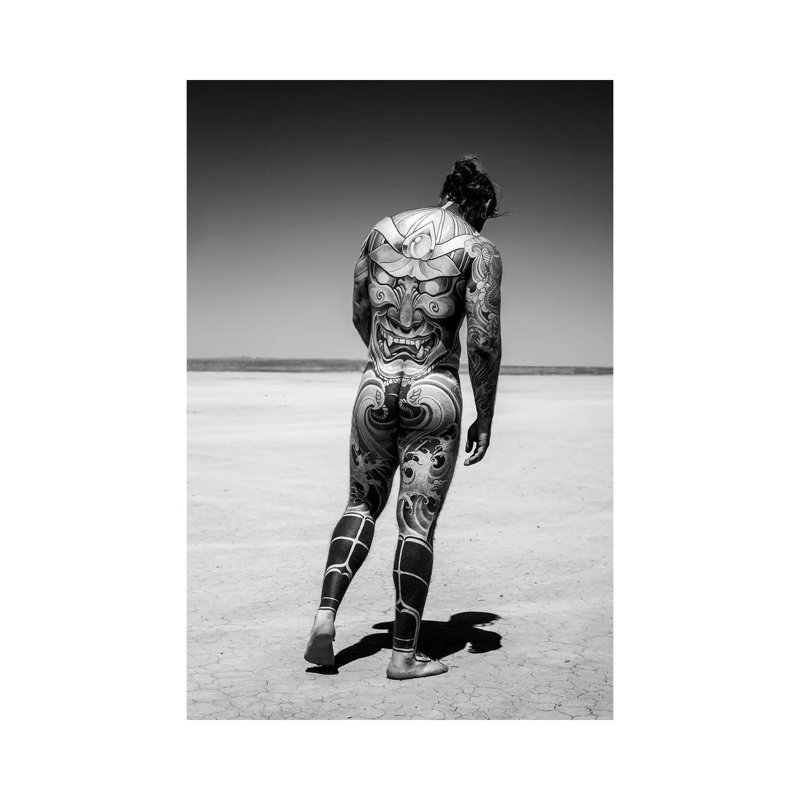 Tattoo Guy by Gregory Prescott - Print on Canvas, Wrapped Canvas, 101.6cm H x 66.04cm W x 1.91cm D