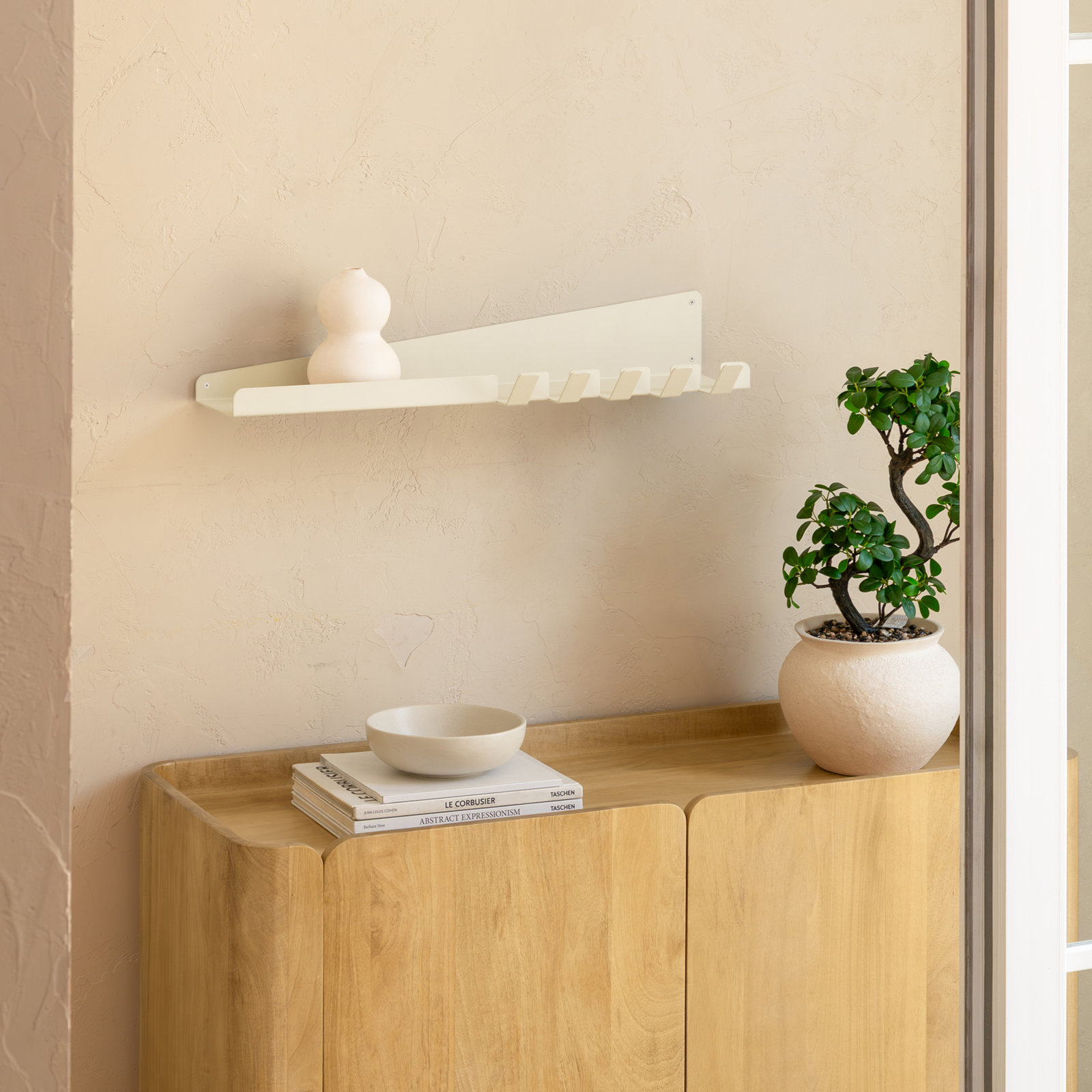 Ackworth Iron Wall-Mounted Hook, Chalk White