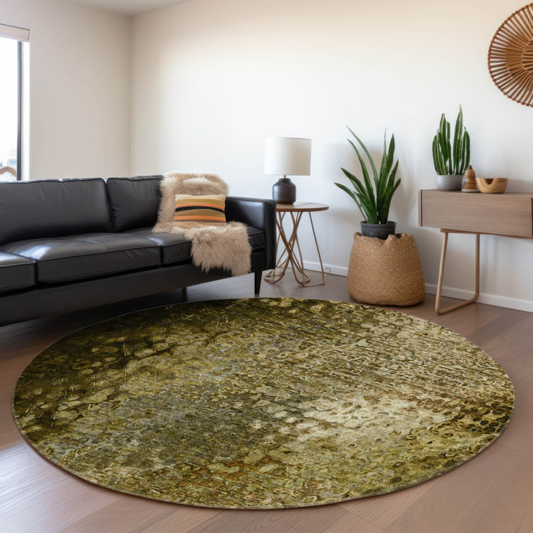 Premium Machine Washable Cerrito AMF565 Brown Rug
