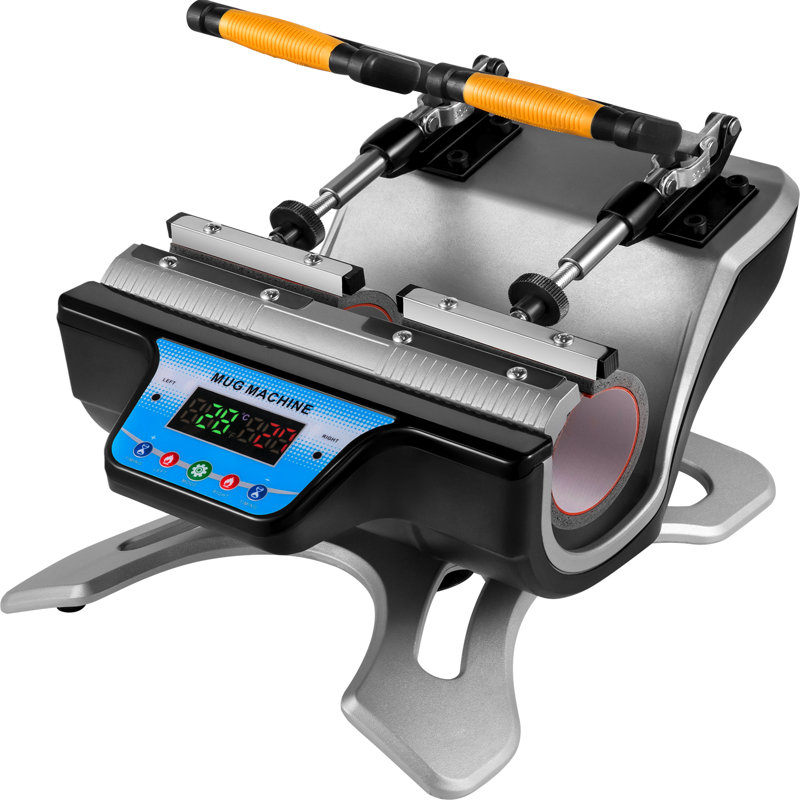 Mug Heat Press, 2pcs 15oz Mug Press Sublimation Machine Dual Station Design