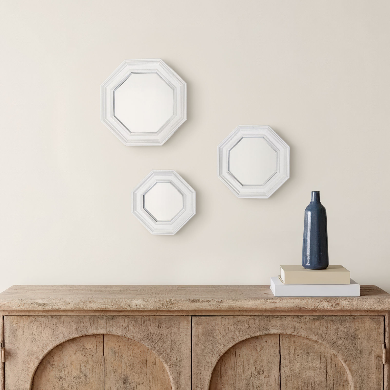 10" Octagon Wall Mirror