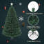 Arbre de Noël vert avec lumières DEL-1012749193