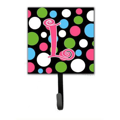 Crochet mural polkadot monogramme