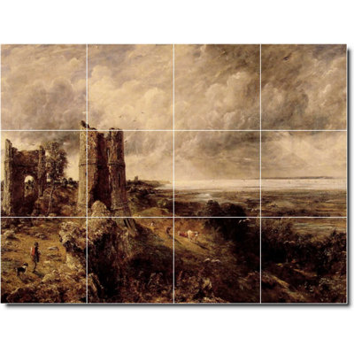 Carreau de céramique décorative 48 po x 36 po 12 po x 12 po