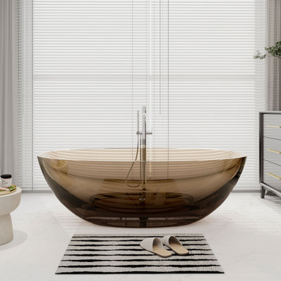 Baignoire de trempage autoportante 71 po x 35 po