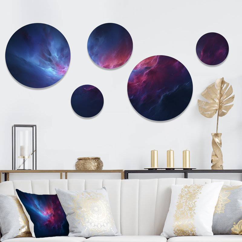 Abstract Wall Decor on Metal