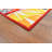 Justice League Hopscotch Girls Number Educational Learning Game Non Slip Kids Rug Classroom Playroom