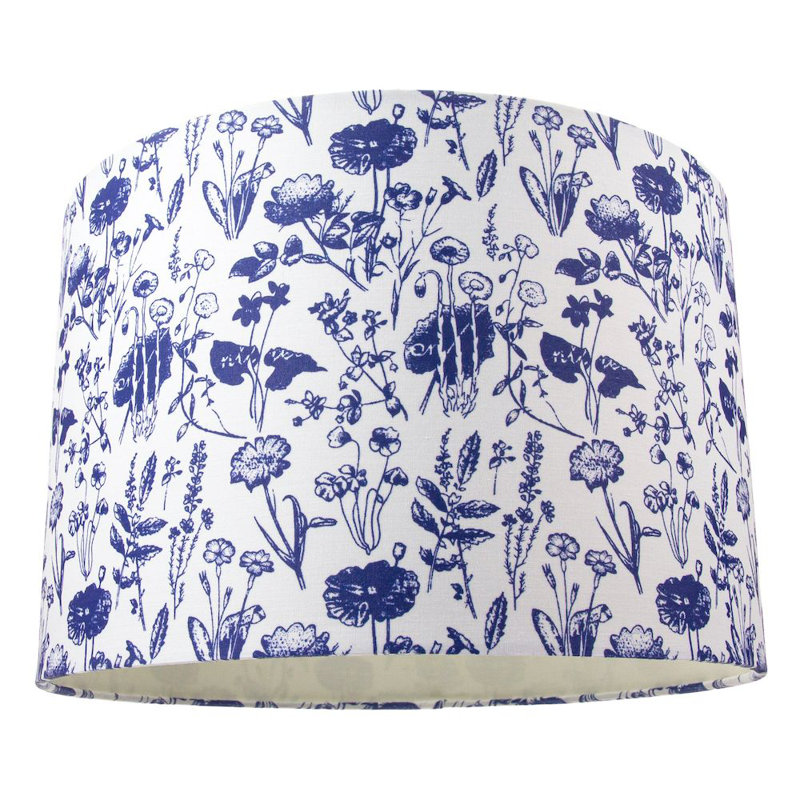 20cm H Cotton Drum Lamp Shade ( Screw On )