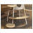 74.02" White Standard Solid Wood Cat Tree