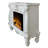 Versailles 47" Fireplace, Bone White Finish-2008513488