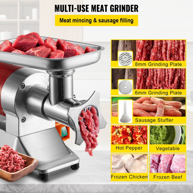 Multifunctional Electric Meat Mincer With Knife Parts And Meat