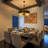 6-Light Farmhouse Drum Chandelier For Dining Room, 27.56" Rustic Wood Grain Industrial Drum Light Fixture Black Metal Hanging Pendant Lighting For Kitchen Living Room Foyer-732232329