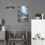 Art mural en métal luxueux «Ocean View Beach 3» par Emma Caroline-114972509