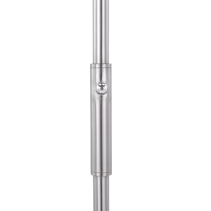 Alma 71'' LED Torchiere Floor Lamp, Satin Nickel