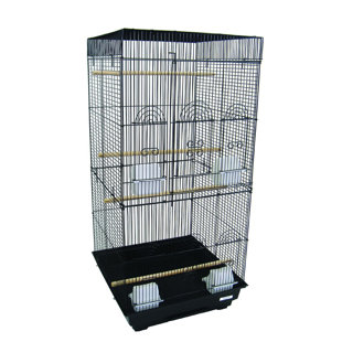 Grande cage carrée pour petits oiseaux