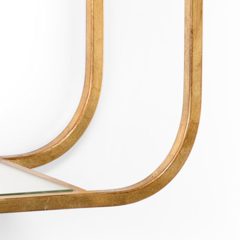 Oval Metal Accent Shelf