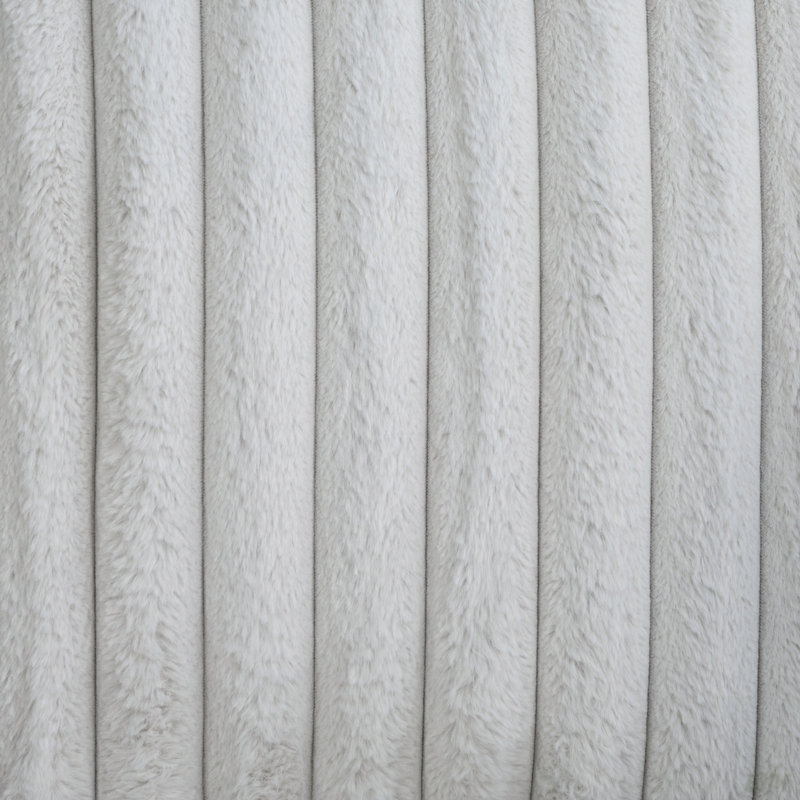 Coussins réversibles Modern, Velours côtelé gris
