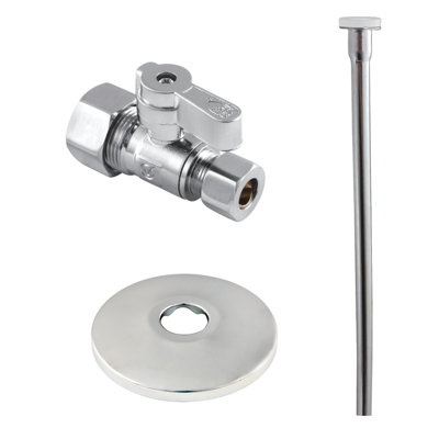Nécessaire de toilette pour garniture de garniture en laiton Kingston, valve droite comp.