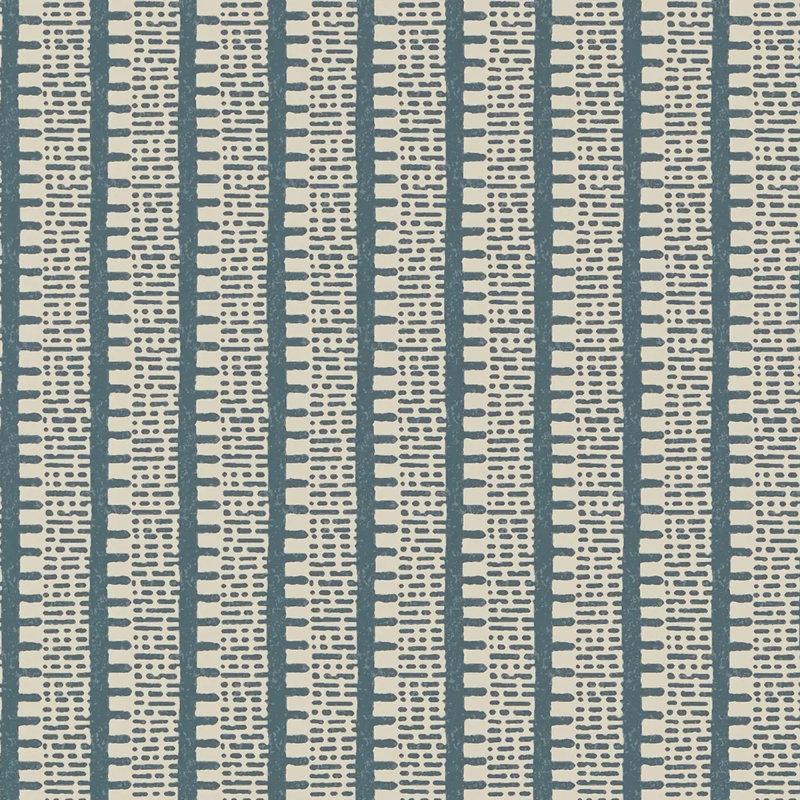 Schumacher x Veere Grenney Kiosk Wallpaper, Peacock Blue