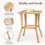 Table d'appoint en osier Avanthi-1836449998