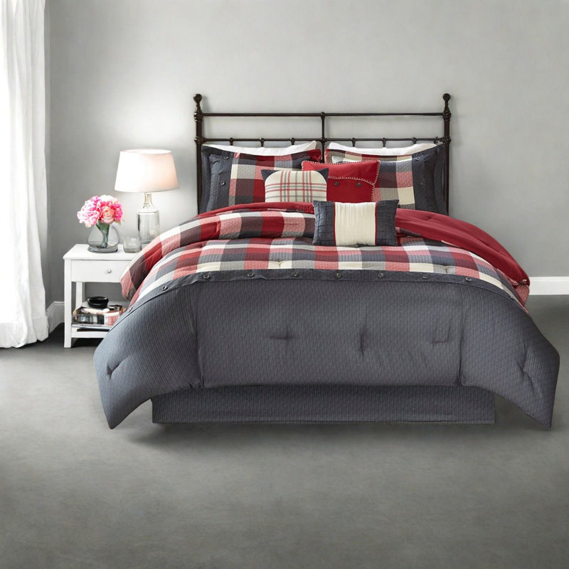De literie pour très grand lit, chevrons en polyester pour la maison