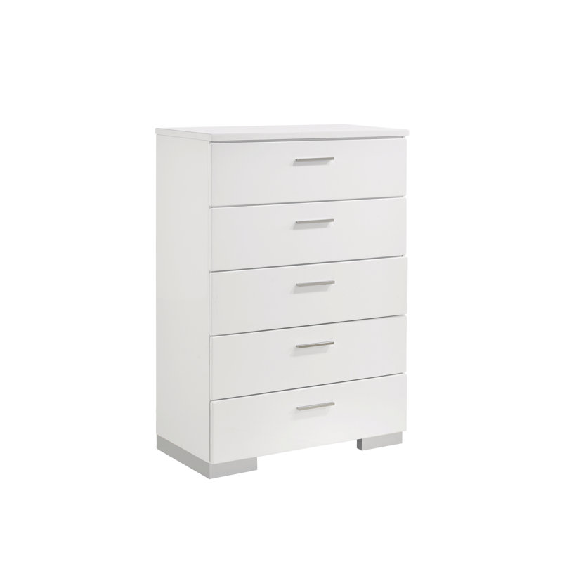 Porreca 35'' W 5 - Drawer Dresser