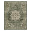 Soft Green Machine Washable Vintage Area Rug For Living Room, Bedroom-117397857-130544539