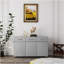 Table d'appoint Three Doors - Gris
