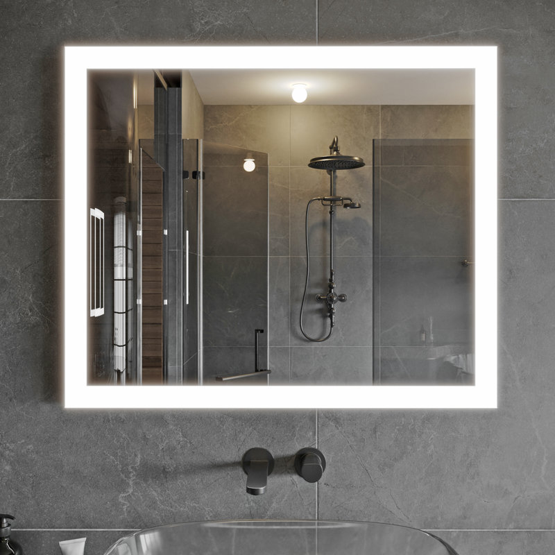 Miroir de salle de bain Gabriella, H 30 po x l 36 po x P 2 po