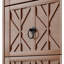 Table de bout avec 3 tiroirs, table de coin avec 2 tablettes ouvertes, table d'appoint haute-251970554
