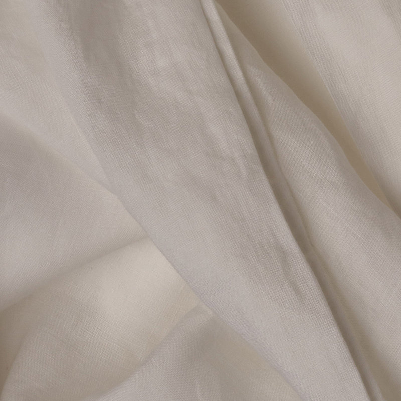 Classic Linen Flat Sheet, Queen Flat Sheet, White