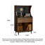 Armoire garde-manger grande capacité de style rétro