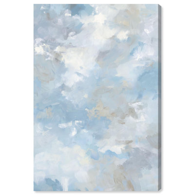 «Azure Mist Shimmer», reproduction d'art sur toile par Art Remedy