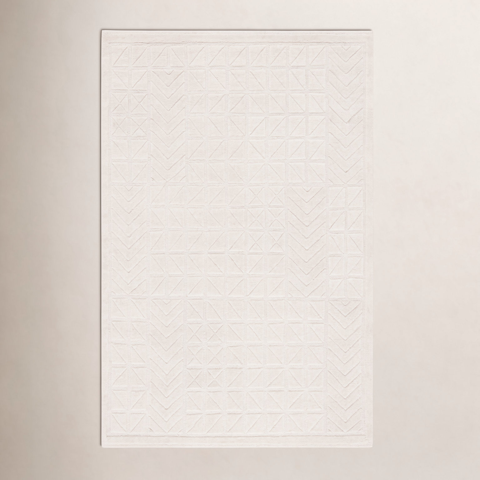 Noni Hand-Tufted Wool Geometric Rug, Rectangle 8' x 10'