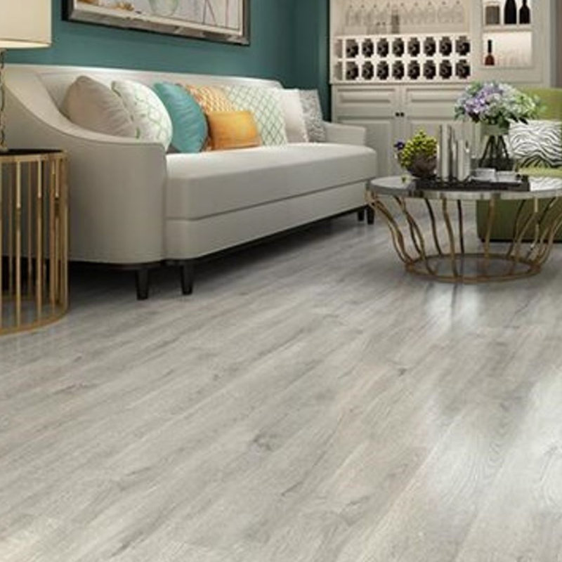6" x 36" Peel and Stick Vinyl Wall Paneling in Light Gray