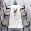 Raliect Dining Table Set for 8-10 With 63'' to 94.5” Extendable Sintered Stone Table and 8 Faux Leather Chairs-441578762