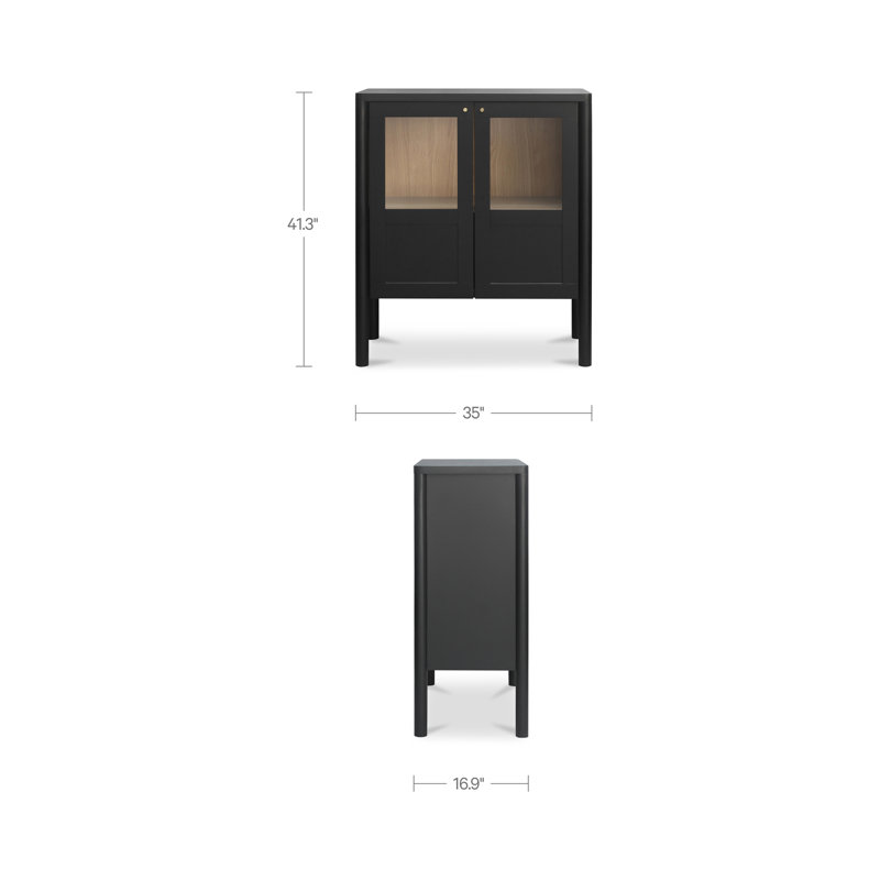 Hannah Cabinet Black, Black