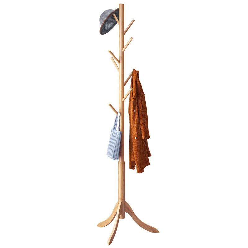 Delmo Freestanding 8 - Hook Coat Rack