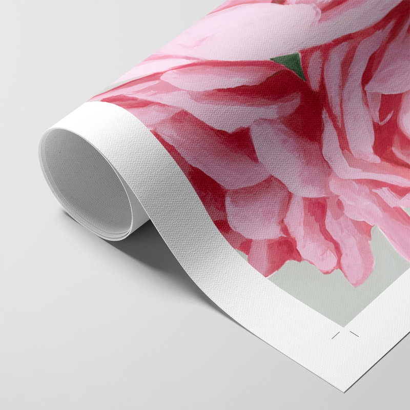 Cette année, pivoines II - impression sur toile seulement - non encadrée, H 12 po x l 8 po