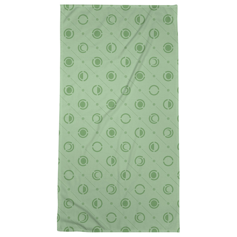 Skeffingt Beach Towel, Green/Dark Green