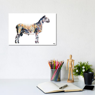 Ted by Becksy - Wrapped Canvas Print