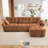 Chenille Modular Sectional Sofa