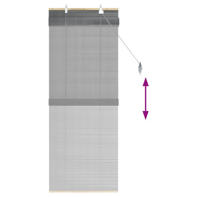 Bamboo Roller shade