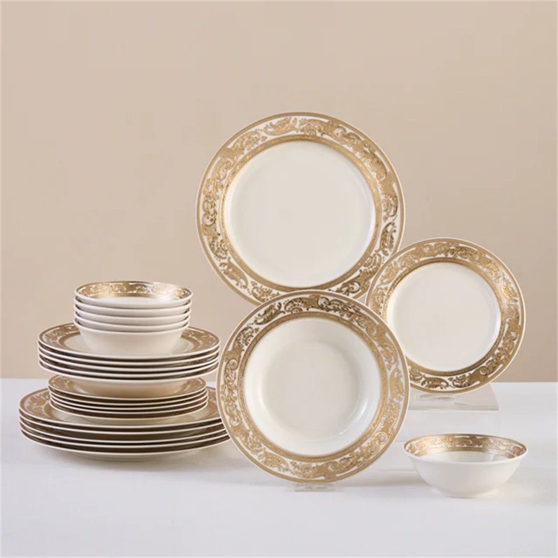 Piece Bone China Dinnerware Set - Service for 6