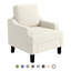 Ensemble de 2 fauteuils d'appoint rembourrés Chenille Comfort-1179148572