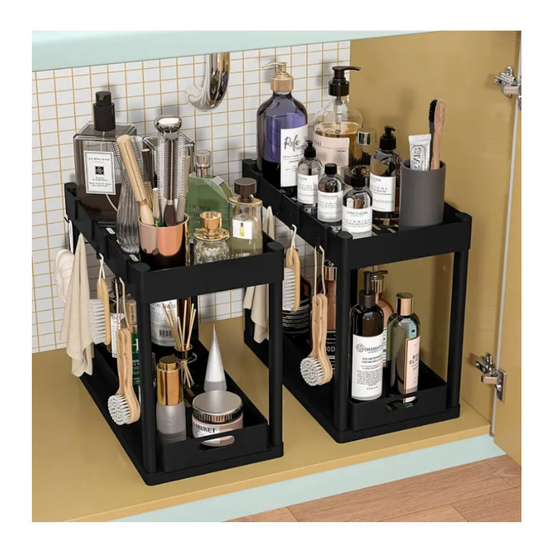 Tablette pour lavabo, 1 paquet, noir, Noir