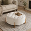 Upholstered Chenille Footstool-1606321107