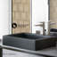 Lavabo vasque rectangulaire en céramique 22 po Voltaire, noir mat SM-VS282MB-55039693